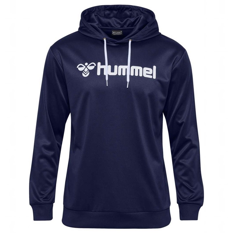 Hummel Logo Muške Majica s Kapuljačom Tamnoplave | 871564-079