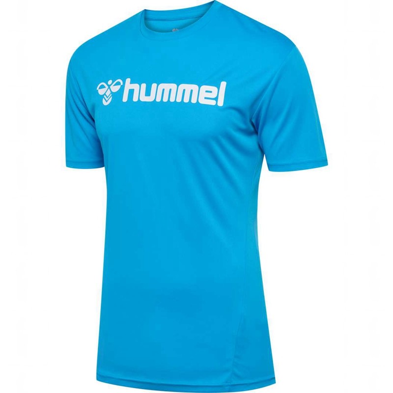 Hummel Logo S/S Muške Dres Plave | 842292-794