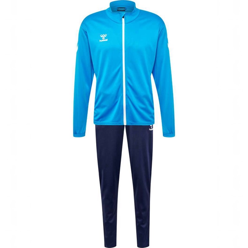 Hummel Logo Suit Muške Dukserice Plave | 613237-716
