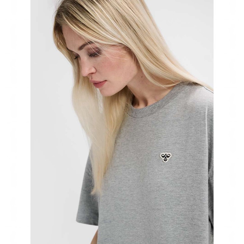 Hummel Loose Bee S/S Ženske Majice Sive | 721531-254