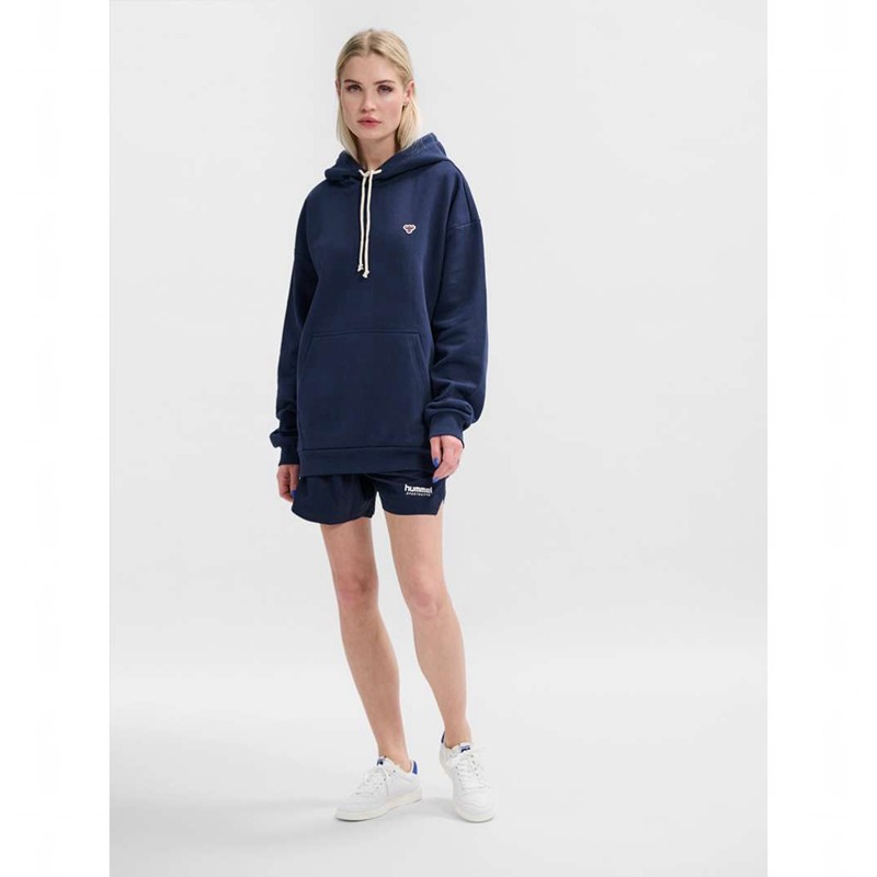 Hummel Loose Bee Ženske Majica s Kapuljačom Tamnoplave | 285238-351