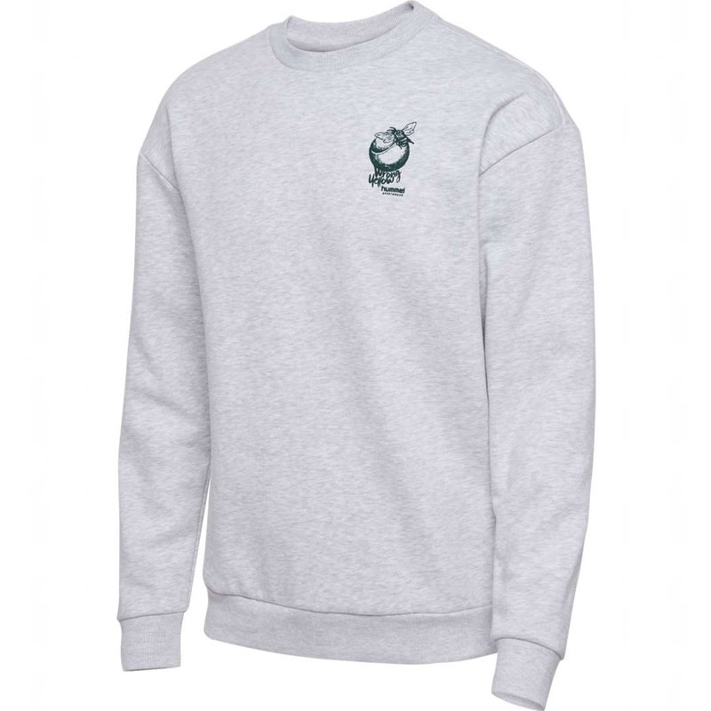 Hummel Loose Crew Wrong Yellow Muške Dukserice Sive | 468849-367
