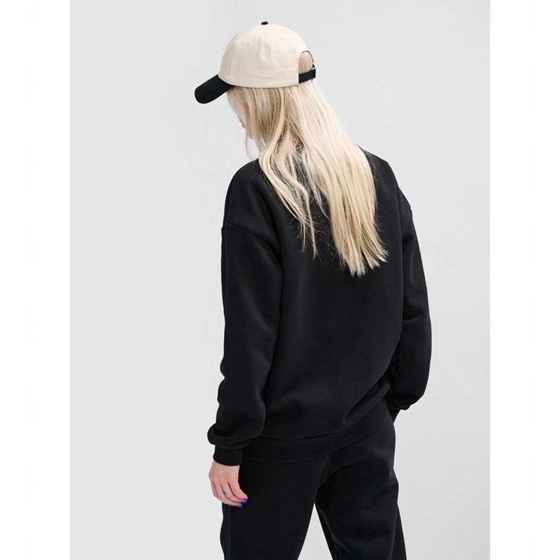 Hummel Loose Crewneck Bee Muške Dukserice Crne | 853692-305
