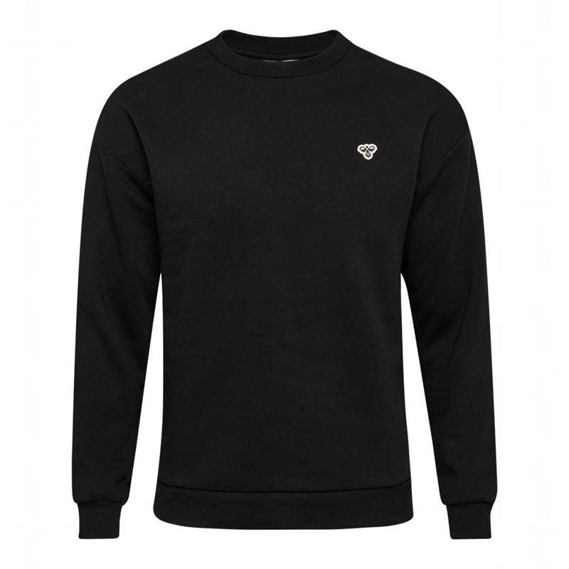 Hummel Loose Crewneck Bee Muške Dukserice Crne | 853692-305
