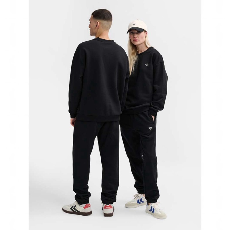 Hummel Loose Crewneck Bee Muške Dukserice Crne | 853692-305