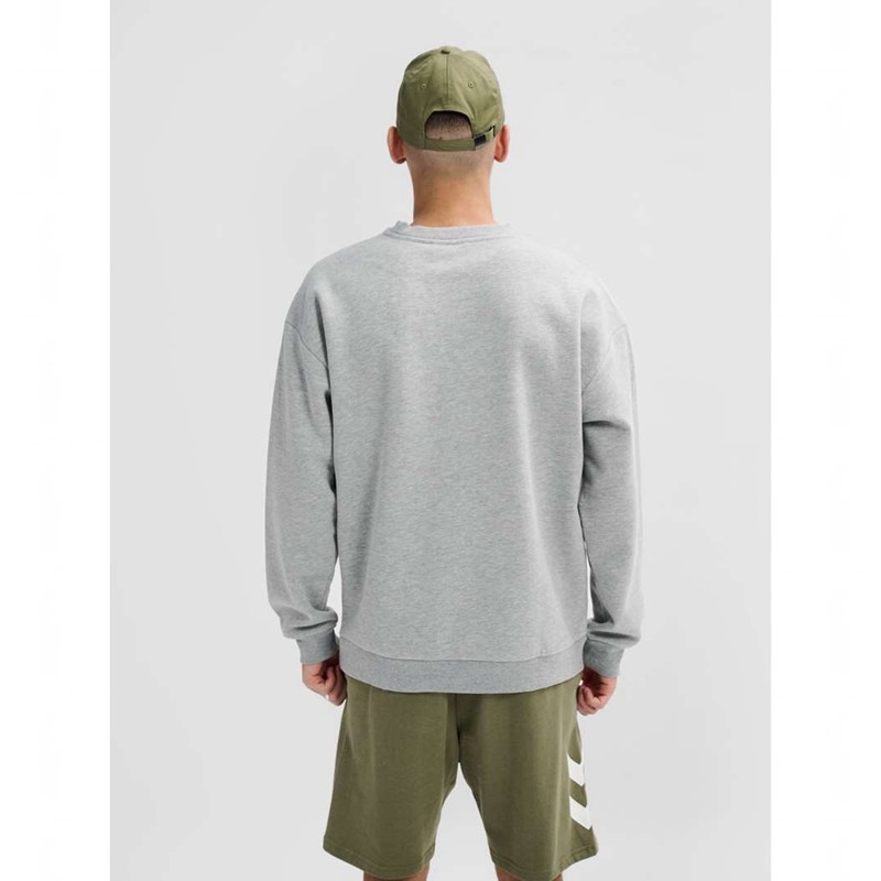 Hummel Loose Crewneck Bee Muške Dukserice Sive | 250689-389