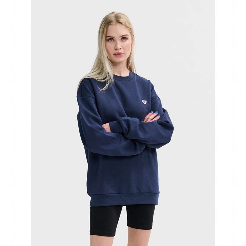Hummel Loose Crewneck Bee Muške Dukserice Tamnoplave | 748956-168