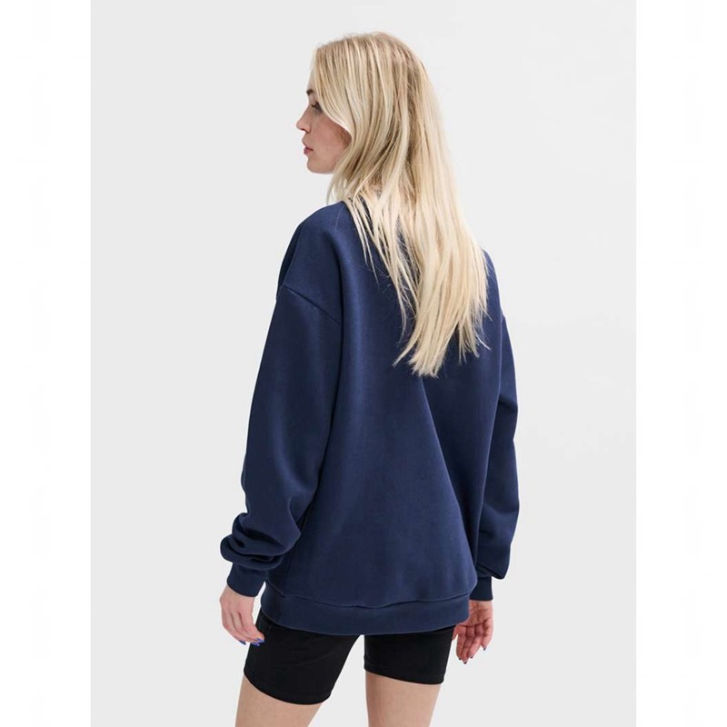 Hummel Loose Crewneck Bee Muške Dukserice Tamnoplave | 748956-168