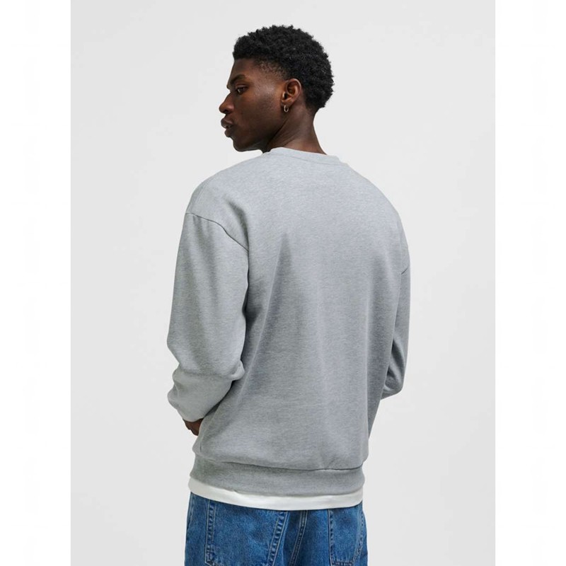 Hummel Loose Crewneck University Bee Muške Dukserice Sive | 433303-207
