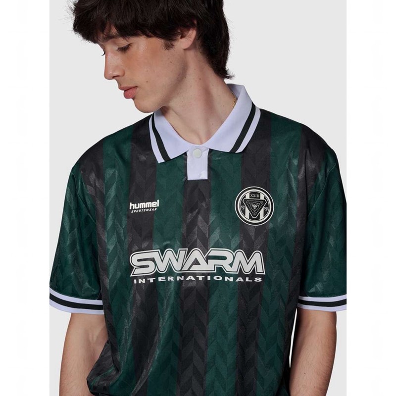 Hummel Loose Football S/S Muške Dres Zelene | 776966-697