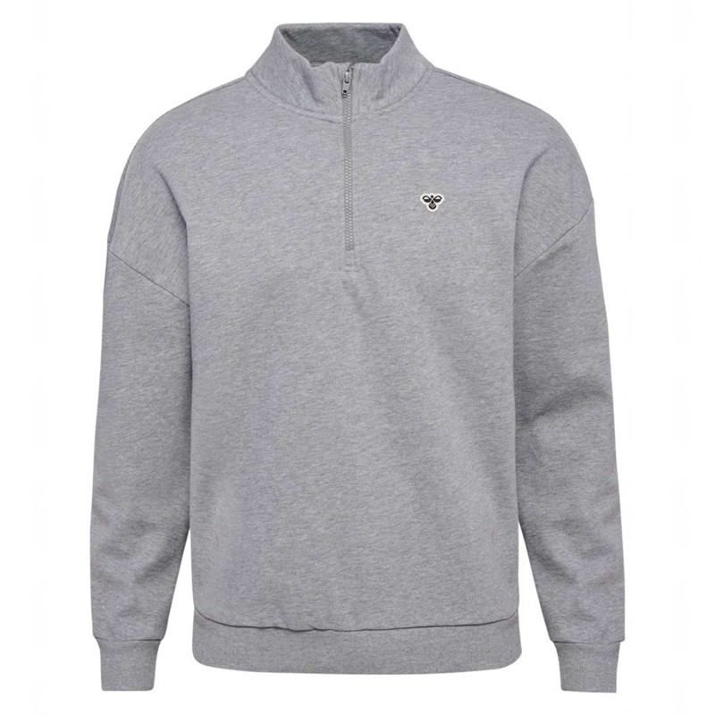 Hummel Loose Half Zip Bee Muške Dukserice Sive | 895488-452