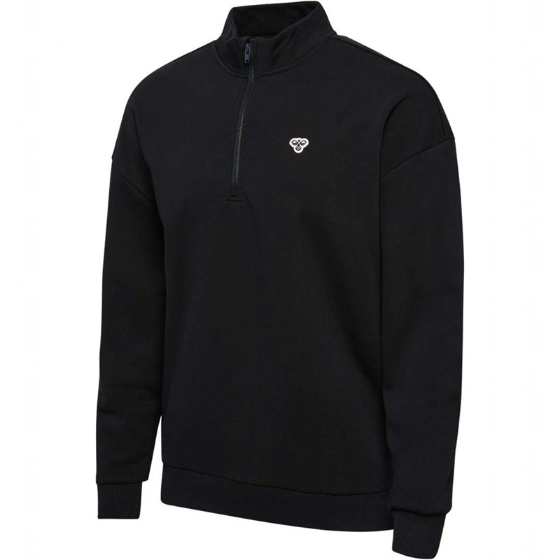 Hummel Loose Half Zip Bee Ženske Dukserice Crne | 447816-813