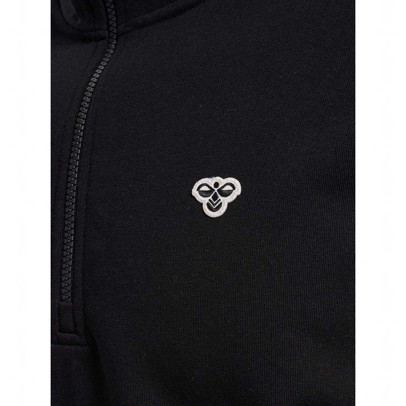 Hummel Loose Half Zip Bee Ženske Dukserice Crne | 447816-813