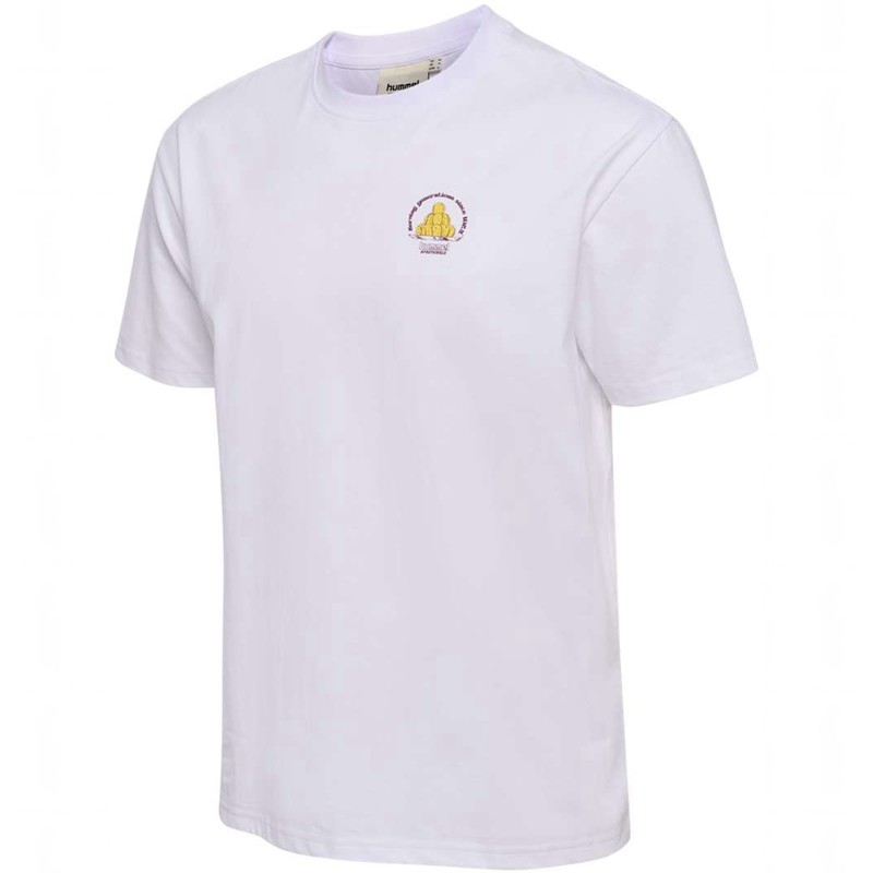 Hummel Loose S/S Call Us Muške Majice Bijele | 806802-178