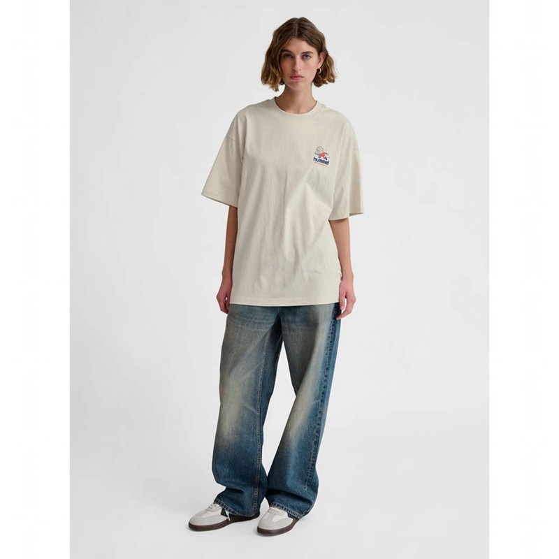 Hummel Loose S/S Headball Muške Majice Bijele | 730143-924