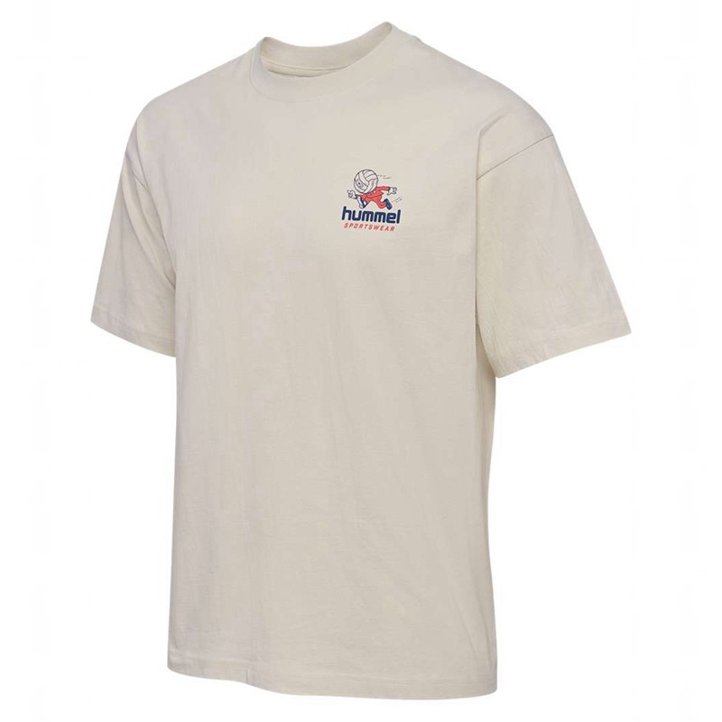 Hummel Loose S/S Headball Muške Majice Bijele | 730143-924