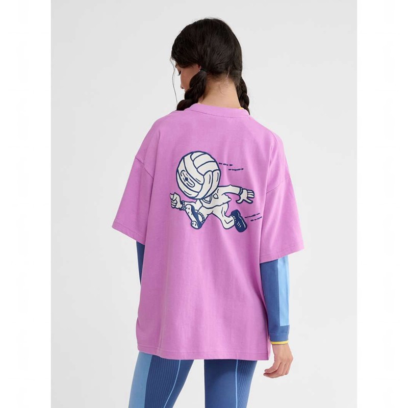 Hummel Loose S/S Headball Muške Majice Roze | 954453-368