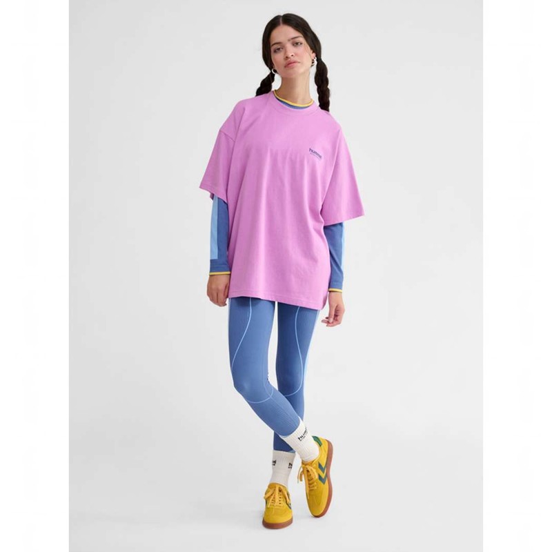 Hummel Loose S/S Headball Muške Majice Roze | 954453-368