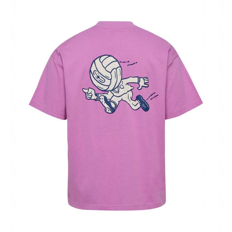Hummel Loose S/S Headball Muške Majice Roze | 954453-368
