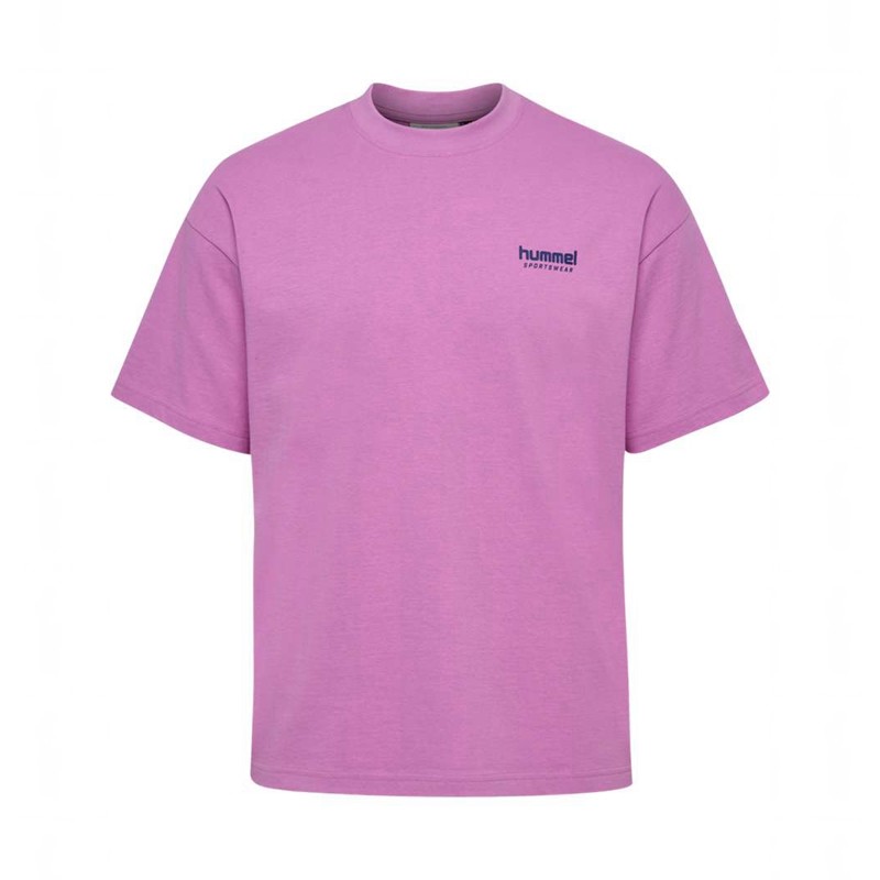 Hummel Loose S/S Headball Muške Majice Roze | 954453-368