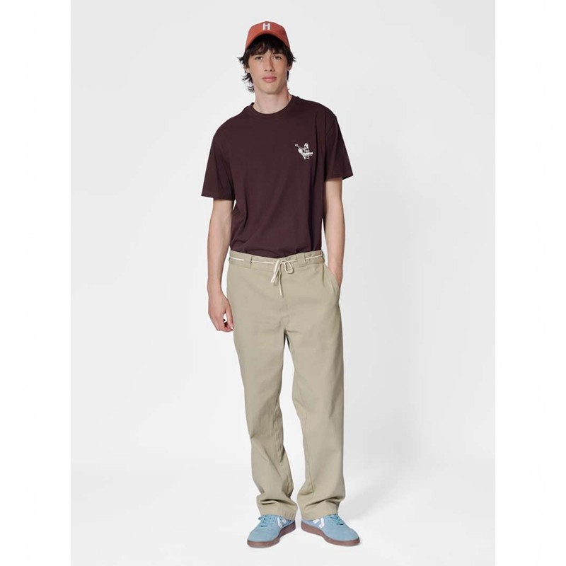 Hummel Loose S/S Lesson Muške Majice Čokoladne | 266790-491