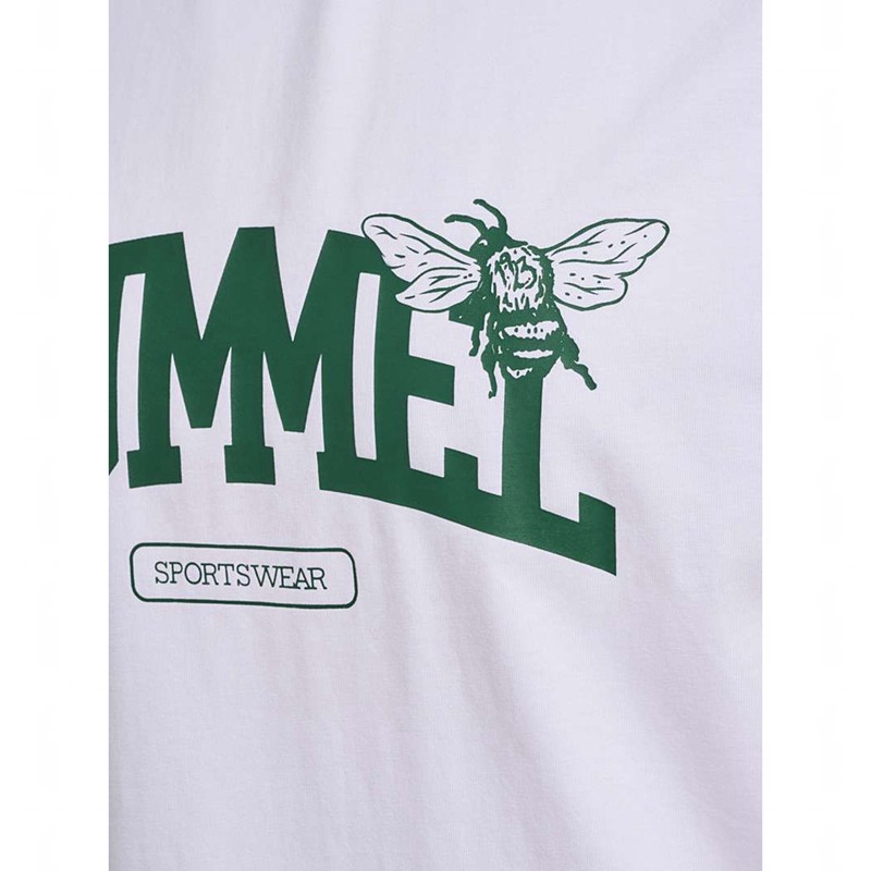 Hummel Loose S/S University Bee Muške Majice Bijele | 492016-221