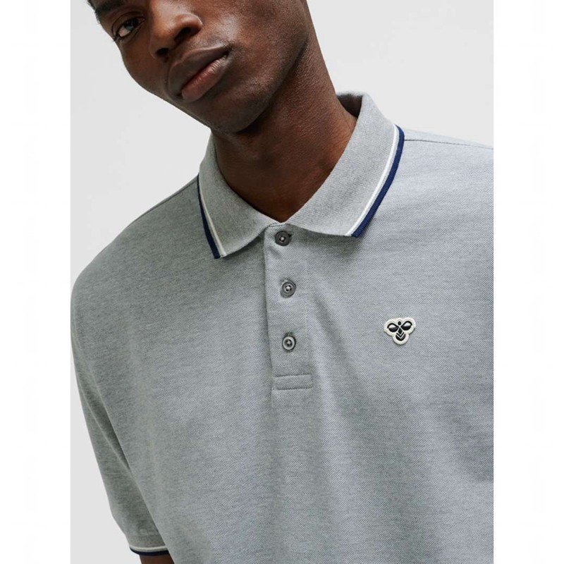 Hummel Loose Shirt S/S Bee Muške Polo Majice Sive | 921599-995