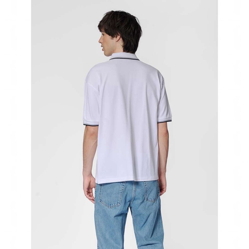 Hummel Loose Shirt S/S Bee Muške Polo Majice Bijele | 471744-439