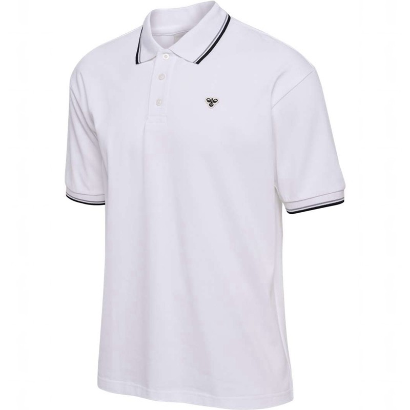 Hummel Loose Shirt S/S Bee Muške Polo Majice Bijele | 471744-439