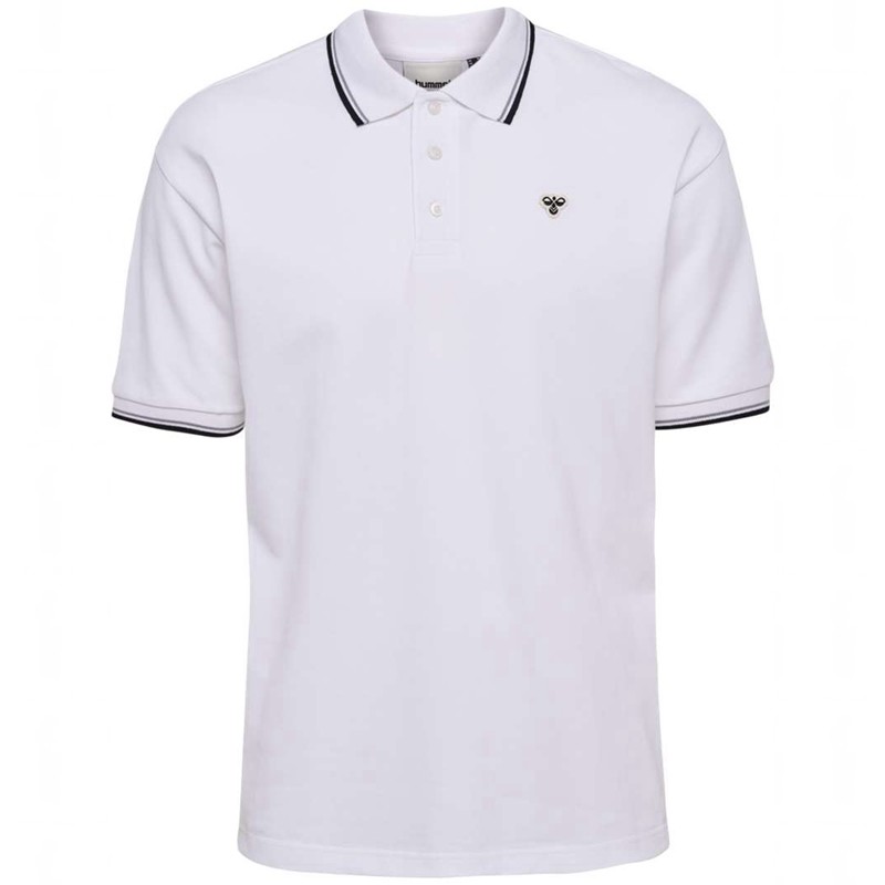 Hummel Loose Shirt S/S Bee Muške Polo Majice Bijele | 471744-439