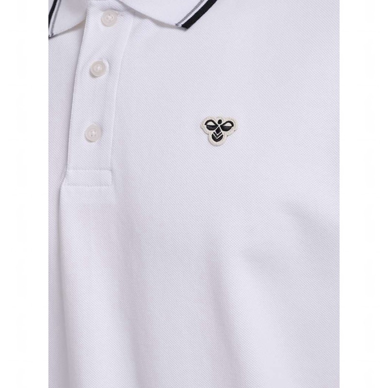 Hummel Loose Shirt S/S Bee Muške Polo Majice Bijele | 471744-439