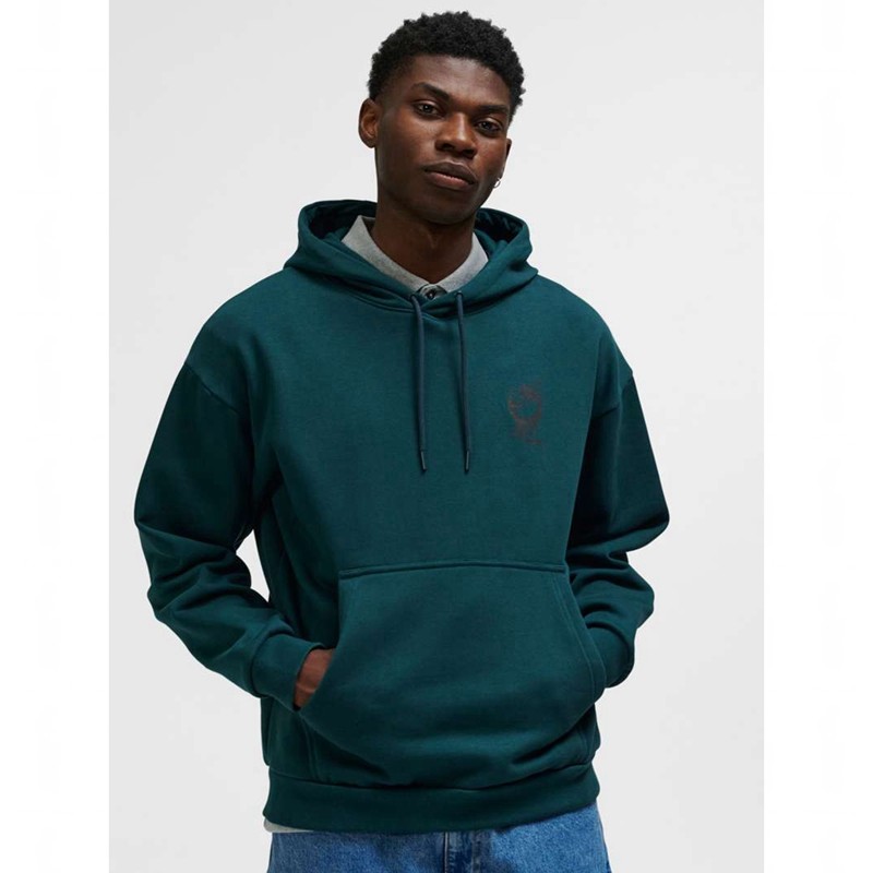Hummel Loose Wrong Yellow Muške Majica s Kapuljačom Zelene | 914829-631