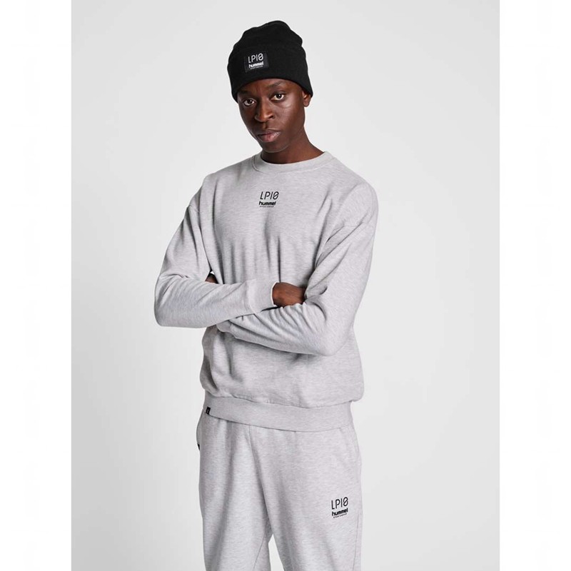 Hummel Lp10 Boxy Muške Dukserice Sive | 457648-044