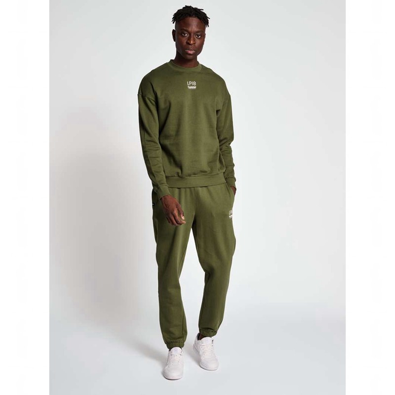 Hummel Lp10 Boxy Muške Dukserice Zelene | 428739-114