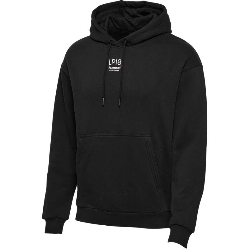 Hummel Lp10 Boxy Sweat Muške Majica s Kapuljačom Crne | 344676-963