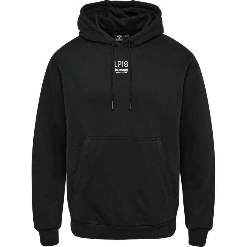 Hummel Lp10 Boxy Sweat Muške Majica s Kapuljačom Crne | 344676-963