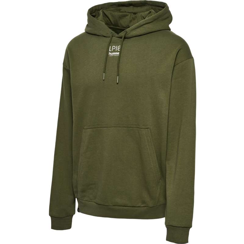 Hummel Lp10 Boxy Sweat Muške Majica s Kapuljačom Zelene | 605977-055