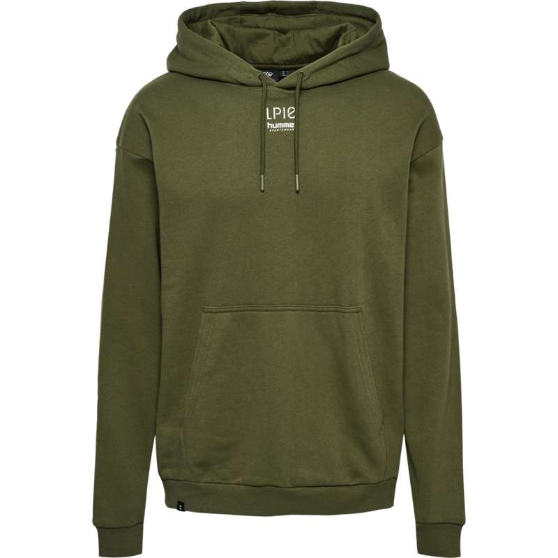 Hummel Lp10 Boxy Sweat Muške Majica s Kapuljačom Zelene | 605977-055