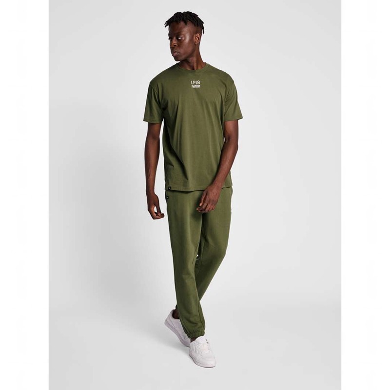 Hummel Lp10 Loose Muške Donji dio Trenirke Zelene | 281666-112
