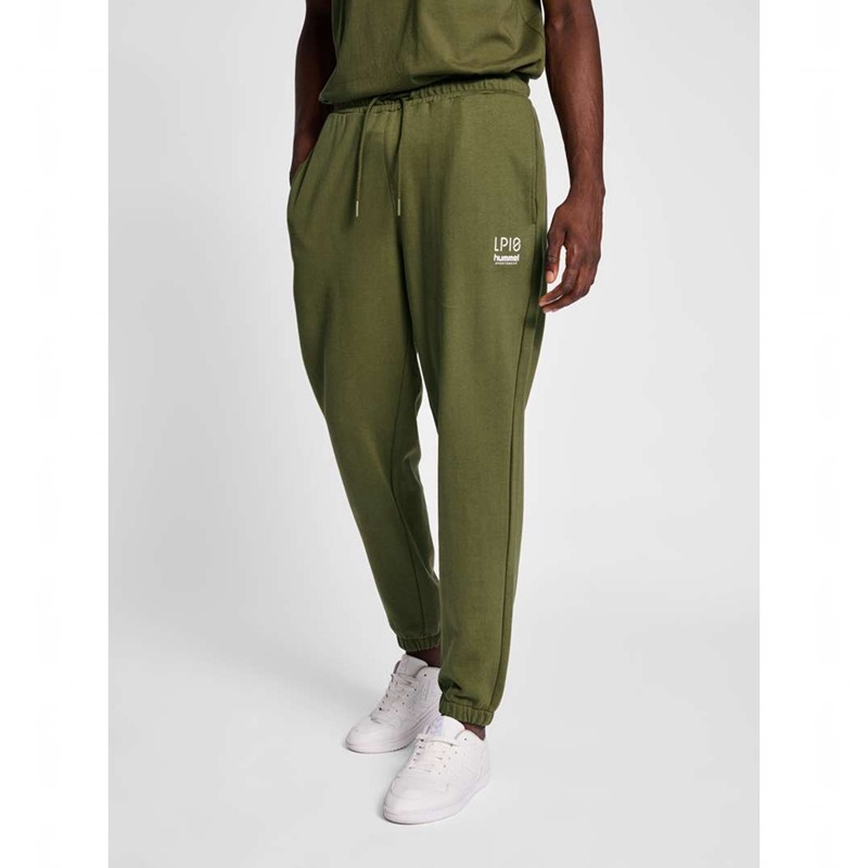 Hummel Lp10 Loose Muške Donji dio Trenirke Zelene | 281666-112