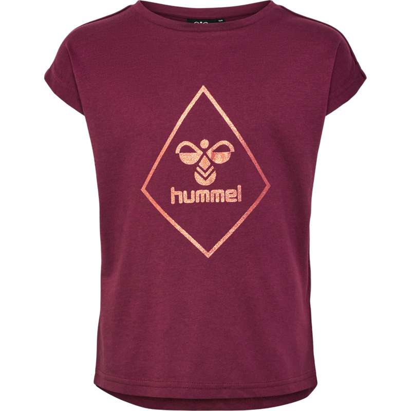 Hummel Luna S/S Dječje Majica s Kapuljačom Bordo | 806845-053