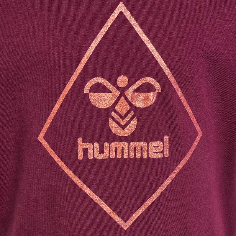 Hummel Luna S/S Dječje Majica s Kapuljačom Bordo | 806845-053