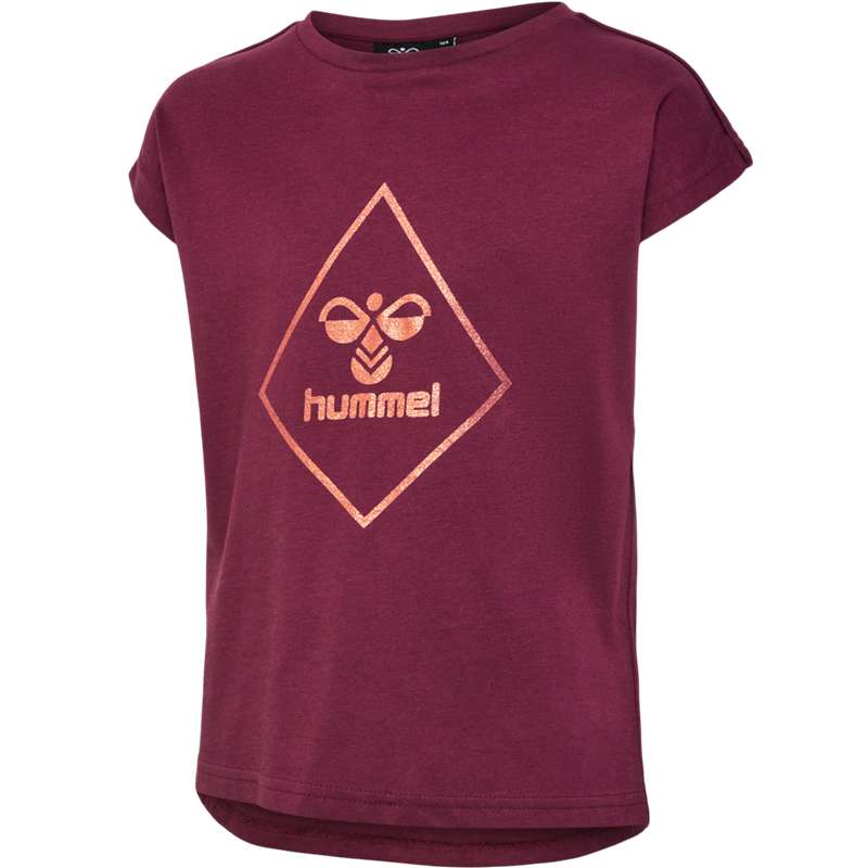 Hummel Luna S/S Dječje Majica s Kapuljačom Bordo | 806845-053