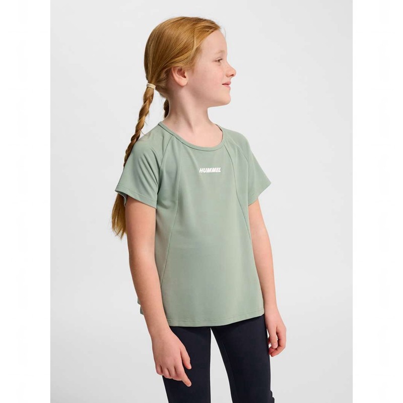 Hummel Luna Top S/S Dječje Tenisice Zelene | 461238-442