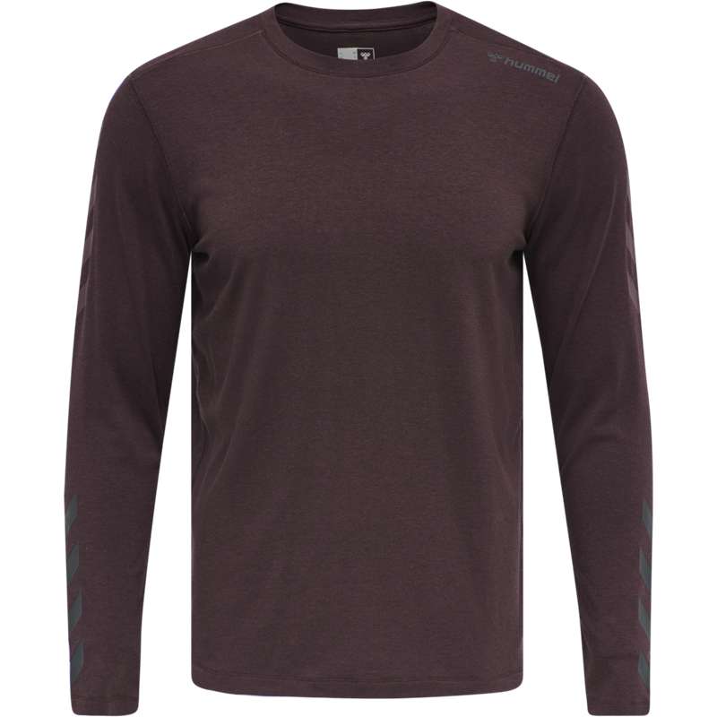 Hummel Mace Ls Muške Majice Bordo | 031609-425