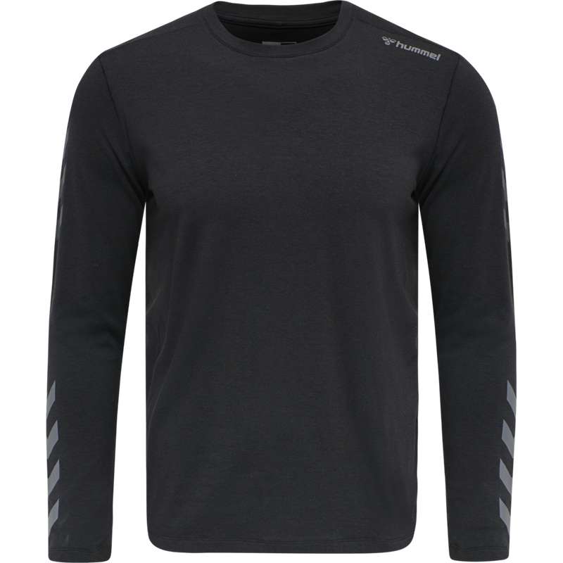 Hummel Mace Ls Muške Majice Crne | 946414-069