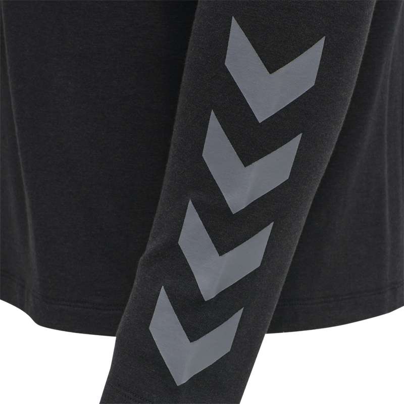 Hummel Mace Ls Muške Majice Crne | 946414-069