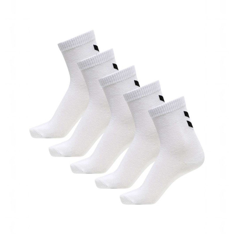 Hummel Make My Day 5-pack Dječje Čarape Bijele | 064907-156