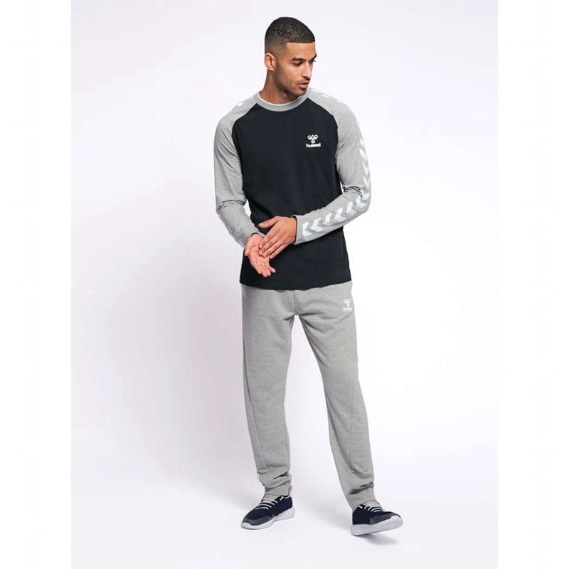Hummel Mark L/S Muške Majice Crne | 732521-281