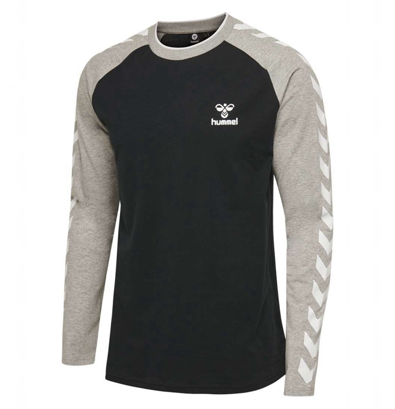 Hummel Mark L/S Muške Majice Crne | 732521-281